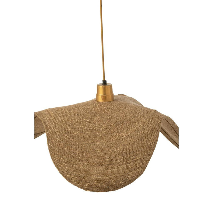 J-Line Hangende Lamp moonj gras naturel medium-Hanglampen-J-Line