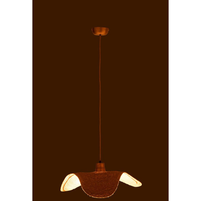 J-Line Hangende Lamp moonj gras naturel small-Hanglampen-J-Line