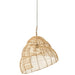J-Line Hangende Lamp slak bamboe naturel-Hanglampen-J-Line