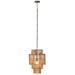 J-Line Hanglamp 4 lagen bamboe naturel-Hanglampen-J-Line