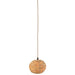 J-Line Hanglamp Bol bananenbladeren naturel small-Hanglampen-J-Line