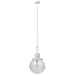 J-Line Hanglamp Bol glas/metal wit-Hanglampen-J-Line