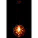 J-Line Hanglamp Glas bruin-Hanglampen-J-Line