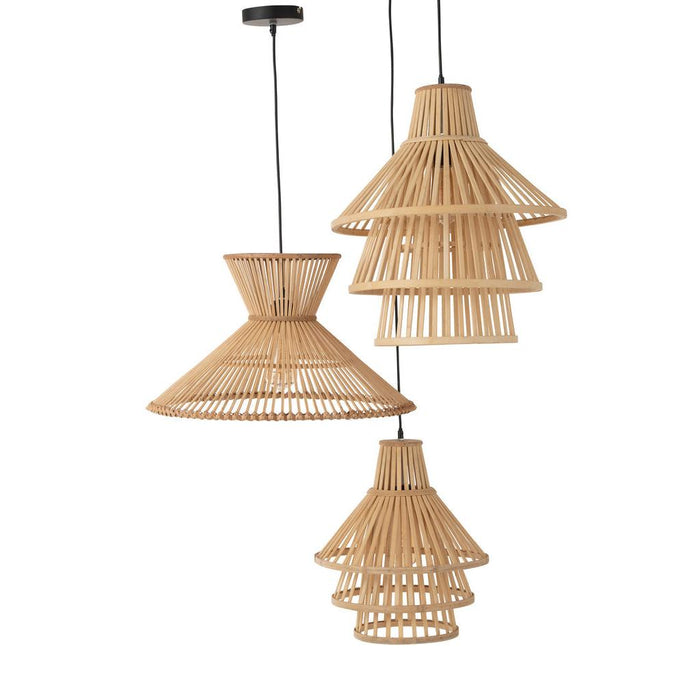 J-Line Hanglamp Lagen bamboo naturel small-Hanglampen-J-Line