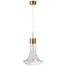 J-Line Hanglamp Led goud metaal transparant-Hanglampen-J-Line