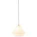 J-Line Hanglamp Nest raffia wit-Hanglampen-J-Line