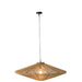 J-Line Hanglamp Ovni ijzer/jute naturel large-Hanglampen-J-Line
