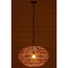 J-Line Hanglamp Rattan/metaal bruin/zwart-Hanglampen-J-Line