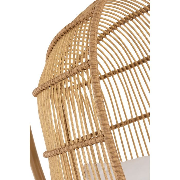 J-Line Hangstoel Ovaal staal naturel-Hangstoelen-J-Line