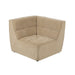 J-Line Hoekzetel Grid populierenhout/mousse donker beige-1-Zitsbanken-J-Line