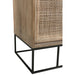 J-Line Kast 3 schuifdeuren geweven riet mangohout naturel-Dressoirs-J-Line