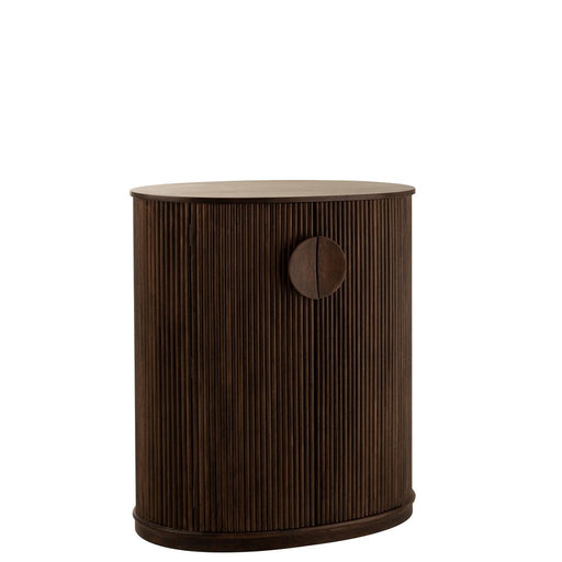 J-Line Kast Reyi mango hout donker bruin-Bergkasten-J-Line