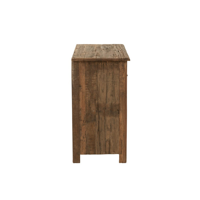 J-Line Kast Verouderd hout bruin-Ladenkasten-J-Line