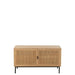 J-Line Kast vierkant mdf/metaal naturel/zwart large-Bergkasten-J-Line