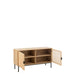 J-Line Kast vierkant mdf/metaal naturel/zwart large-Bergkasten-J-Line