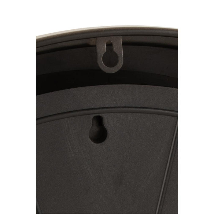 J-Line Klok Arabische cijfers radars binnenwerk metaal+glas antiek goud-Klokken-J-Line