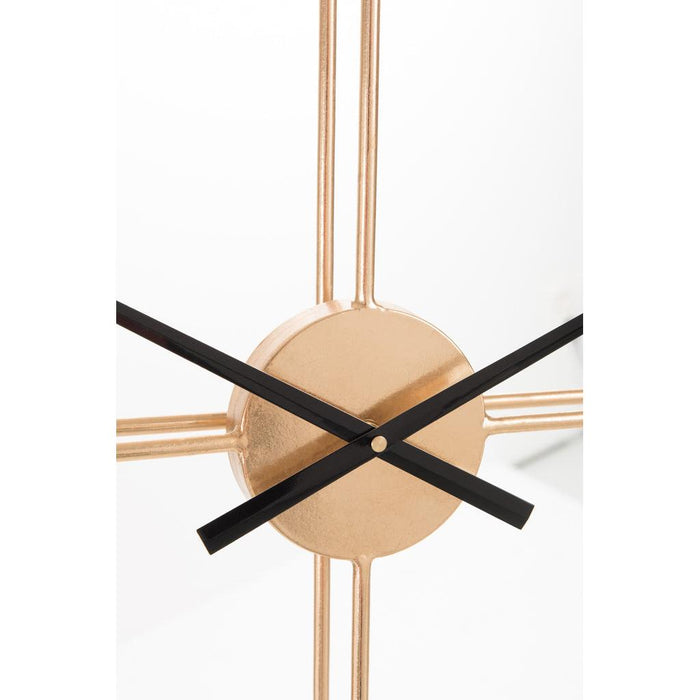 J-Line Klok Rond metaal goud small-Klokken-J-Line