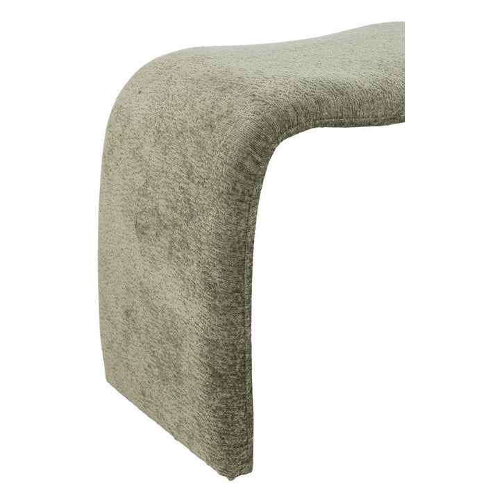 J-Line Kruk N shape textiel muntgroen-Krukken-J-Line