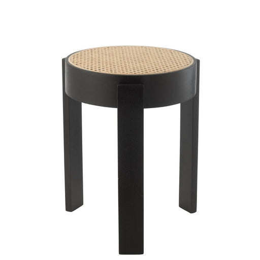 J-Line Kruk Pune mangohout zwart-Krukken-J-Line