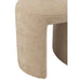 J-Line Kruk rond textiel beige-Krukken-J-Line