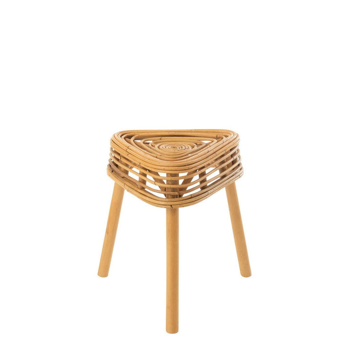 J-Line Krukje Driehoek rotan naturel-Krukken-J-Line