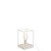 J-Line Lamp 1 lamp rechthoekig frame metaal wit small-Tafellampen-J-Line