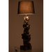 J-Line Lamp 3 Olifanten pol bruin-Tafellampen-J-Line