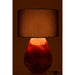J-Line Lamp Akane keramiek rood large-Tafellampen-J-Line