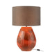 J-Line Lamp Akane keramiek rood large-Tafellampen-J-Line