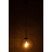 J-Line Lamp Bol spikkel glas grijs large-Hanglampen-J-Line