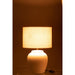 J-Line Lamp Meli + kap keramiek linnen wit small-Tafellampen-J-Line