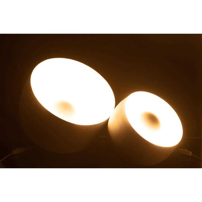 J-Line Lamp Metaal wit large-Tafellampen-J-Line