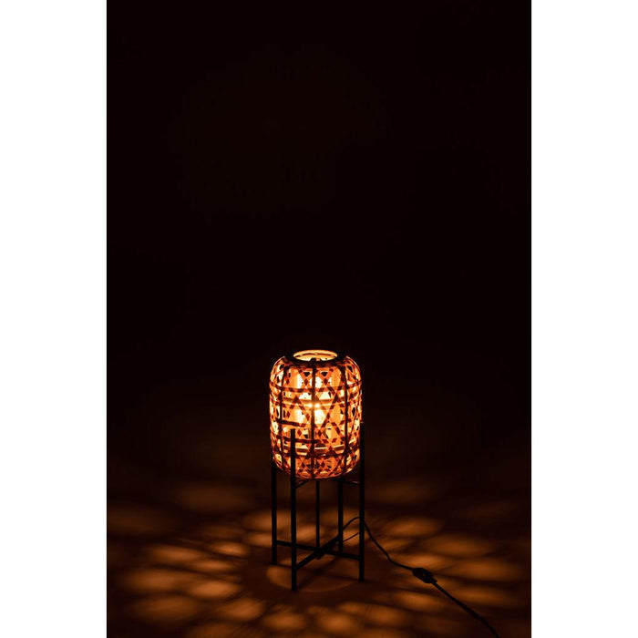 J-Line Lamp Op voet bamboo naturel small-Tafellampen-J-Line