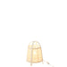 J-Line Lamp Rya katoen/bamboe wit small-Tafellampen-J-Line