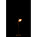 J-Line Lamp Staand 2lampen ijzer donker bruin-Vloerlampen-J-Line