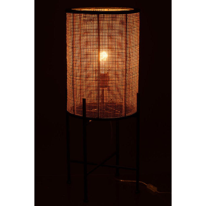 J-Line Lamp Standing bamboo/metal nat-Vloerlampen-J-Line