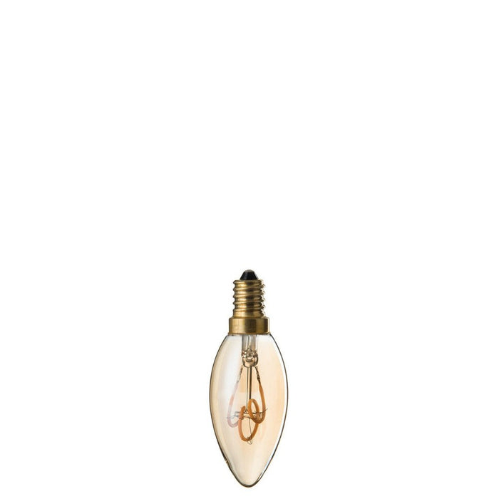 J-Line Ledlamp Amber c35 3 loops e14-Lichtbronnen-J-Line