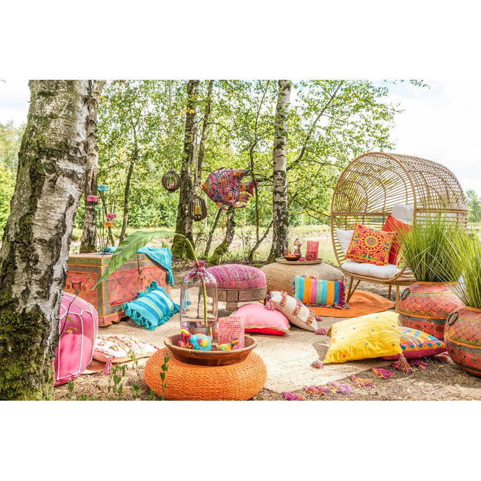 J-Line Loungestoel Ovaal staal naturel-Fauteuils-J-Line