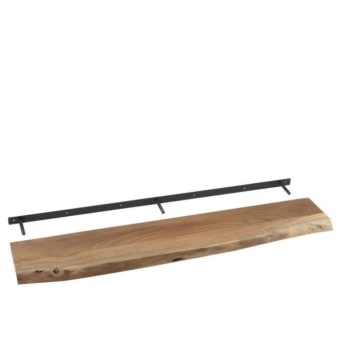 J-Line Muurplank Gerard acacia hout naturel large-Wandplanken-J-Line
