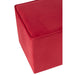 J-Line Poef Kubus velvet framboos roze-Poefs-J-Line