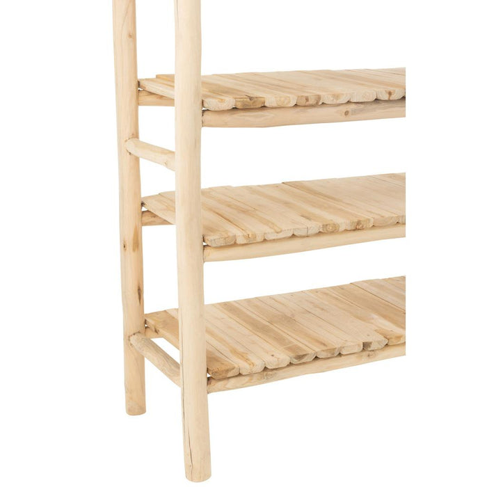 J-Line Rek Ranch teak hout naturel-Vakkenkasten-J-Line