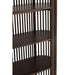 J-Line Rek conie 5 planken mango hout donker bruin-Boekenkasten-J-Line