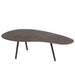 J-Line Salontafel Druppel aluminium/ijzer bruin large-Salontafels-J-Line