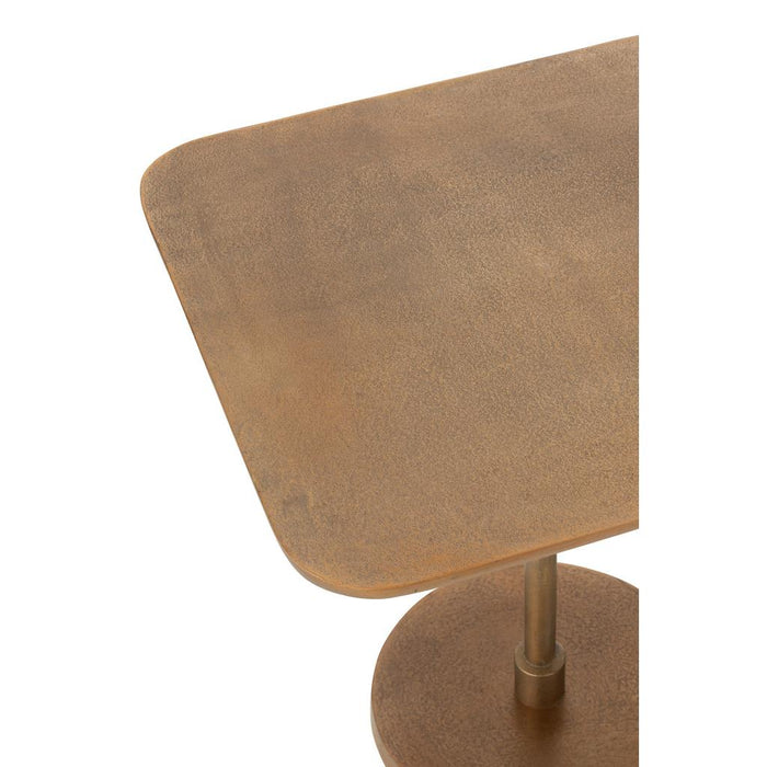 J-Line Set Van 2 tafels aluminium goud-Salontafels-J-Line