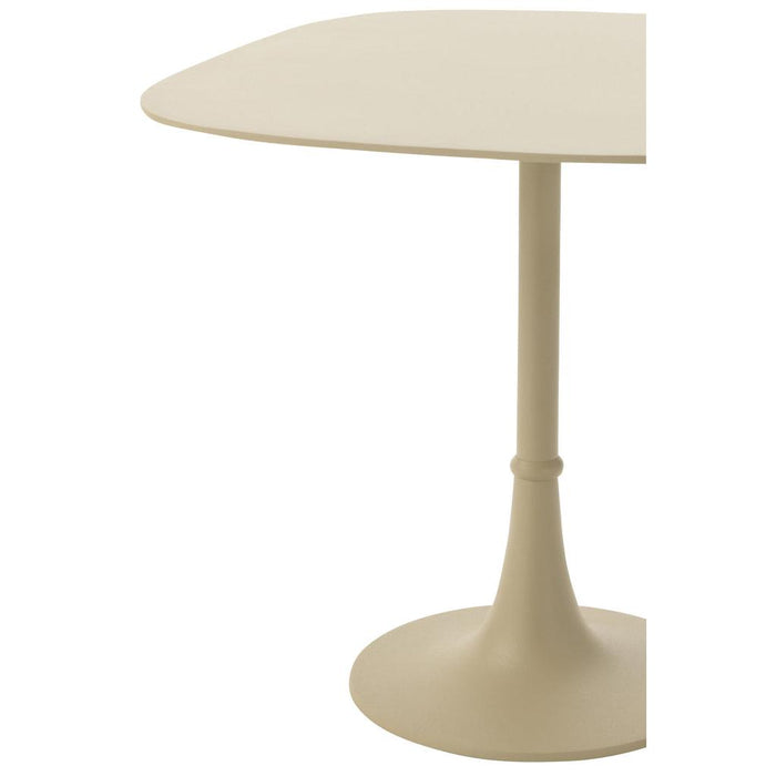 J-Line Set Van 2 tafels vierkant aluminium ivoor-Bijzettafels-J-Line