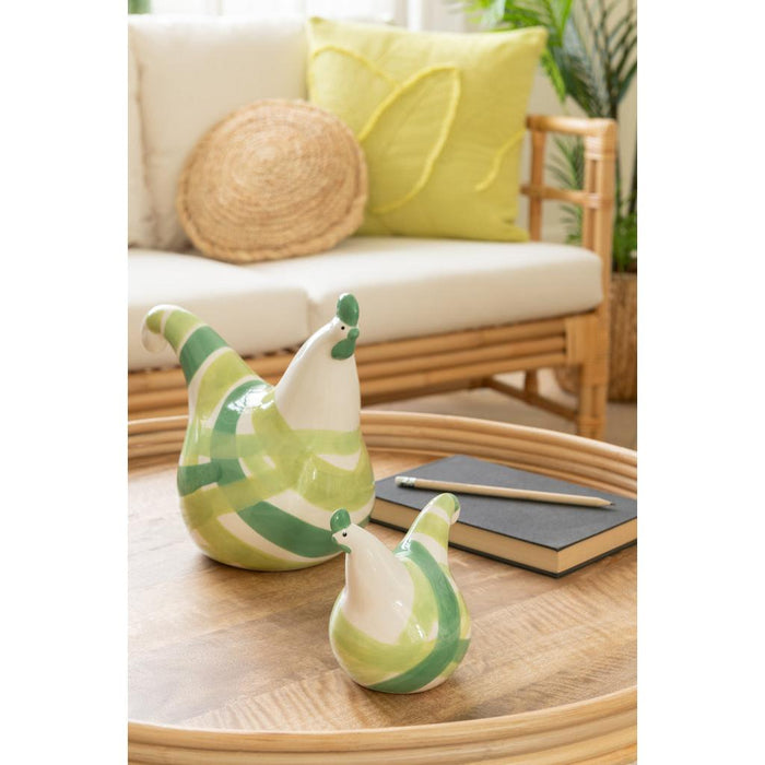 J-Line Set Van 3 bijzettafel rond mango hout naturel-Salontafels-J-Line