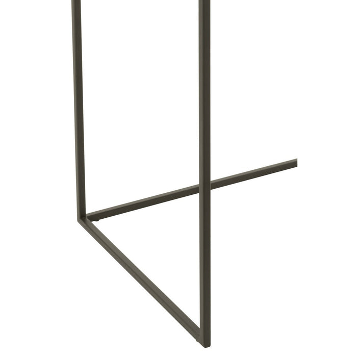 J-Line Set Van twee bijzettafel metaal brons/zwart-Bijzettafels-J-Line