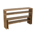 J-Line Set van 2 console met schap gerecycleerd teak naturel-Consoletafels-J-Line