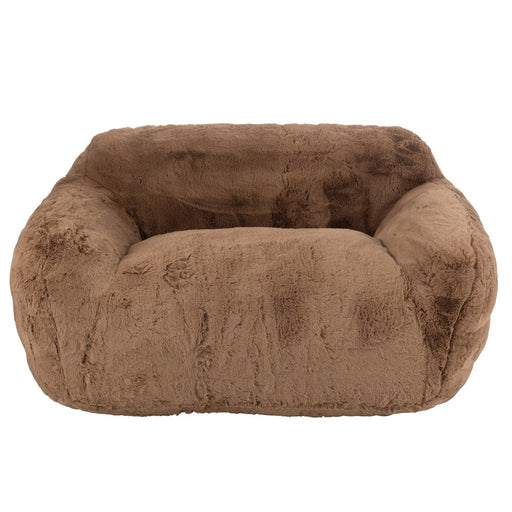 J-Line Sofa Cutie polyester taupe large-2-Zitsbanken-J-Line