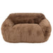 J-Line Sofa Cutie polyester taupe large-2-Zitsbanken-J-Line